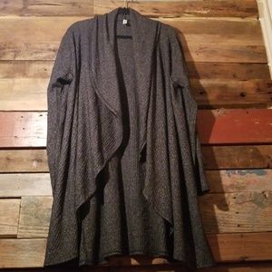 long open cardigan